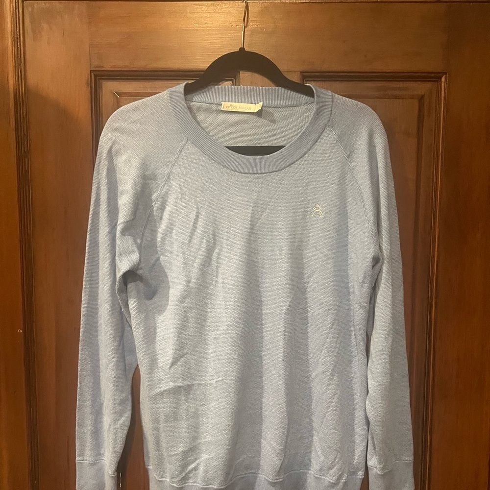 Peter Millar Sky Blue Knit Sweater